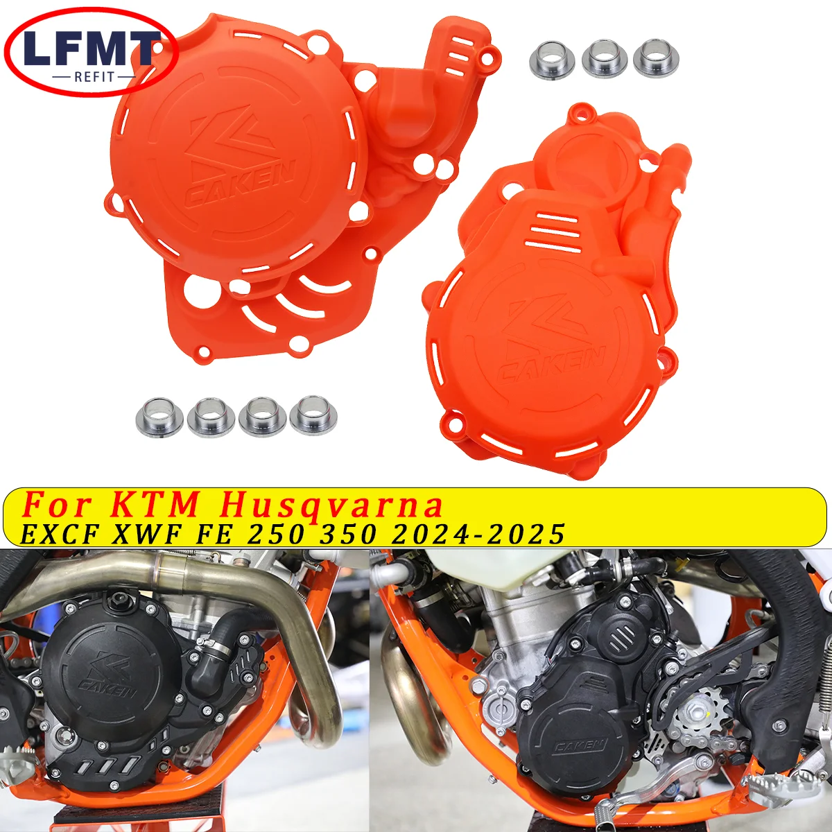 

Clutch Protector Lgnition Guard Cover For KTM Husqvarna GASGAS 250 350 EXCF XWF EC250F 350F FE 250 350 350S W PRO 2024 2025