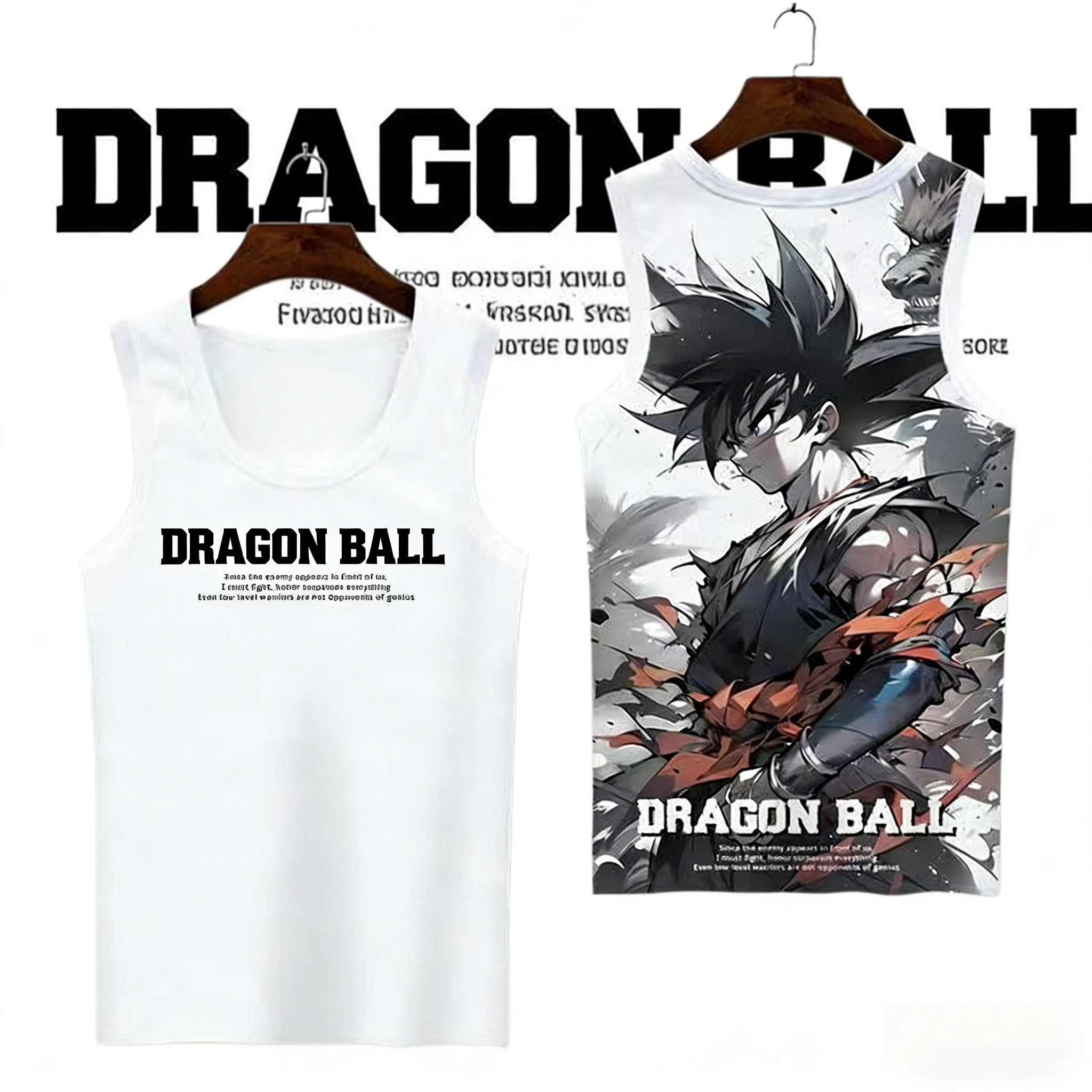 

Летняя майка с 3D-принтом Dragon Ball Goku, быстросохнущая, оверсайз, для баскетбола, в стиле хип-хоп, повседневная, для мужчин, женщин и детей, коллекция 2026 года