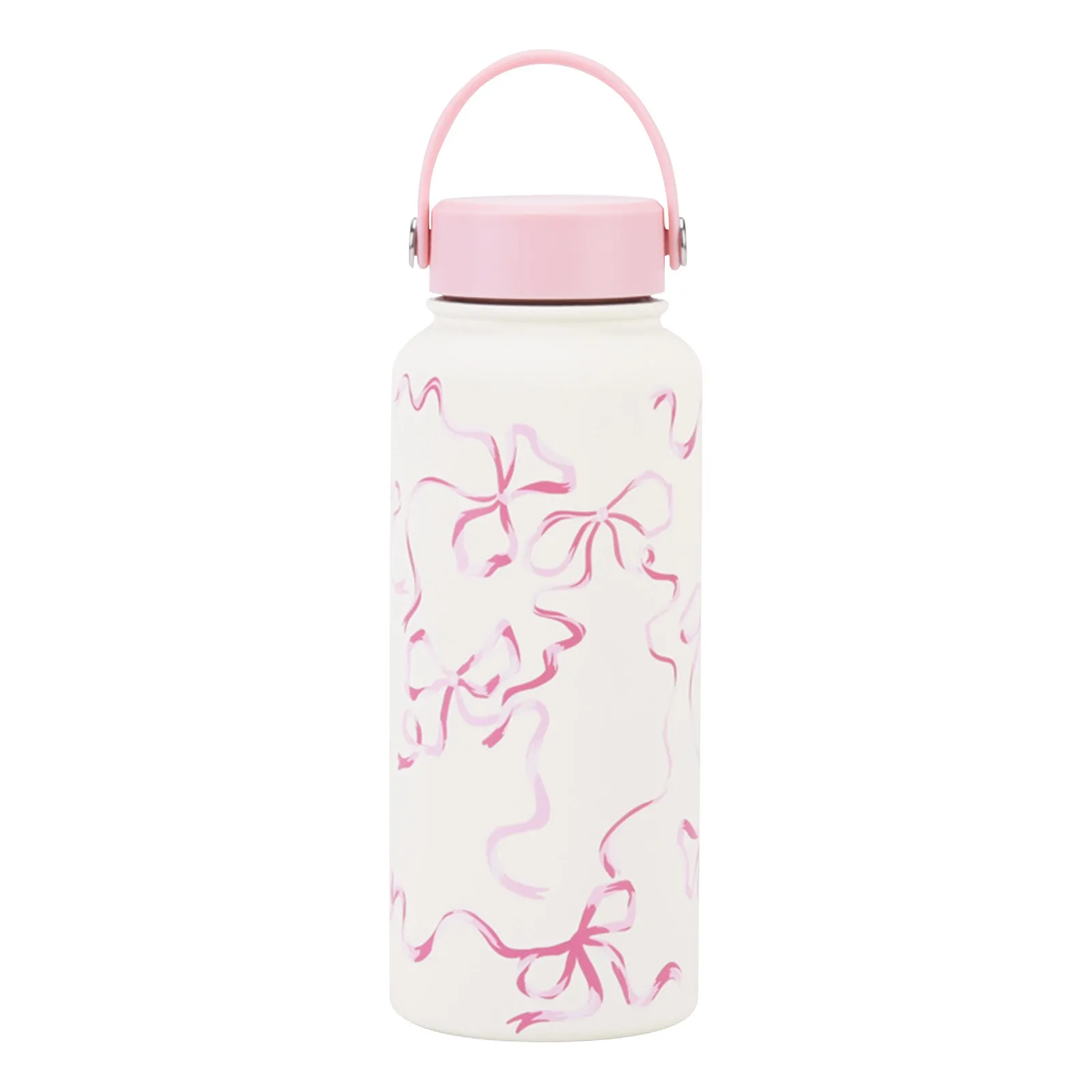 Valentine'S Day Gift 33oz Wide Mouth Vacuum Insulated Stainless Steel Water Bottle With Leakproof Closeable Lid For Cold Water D