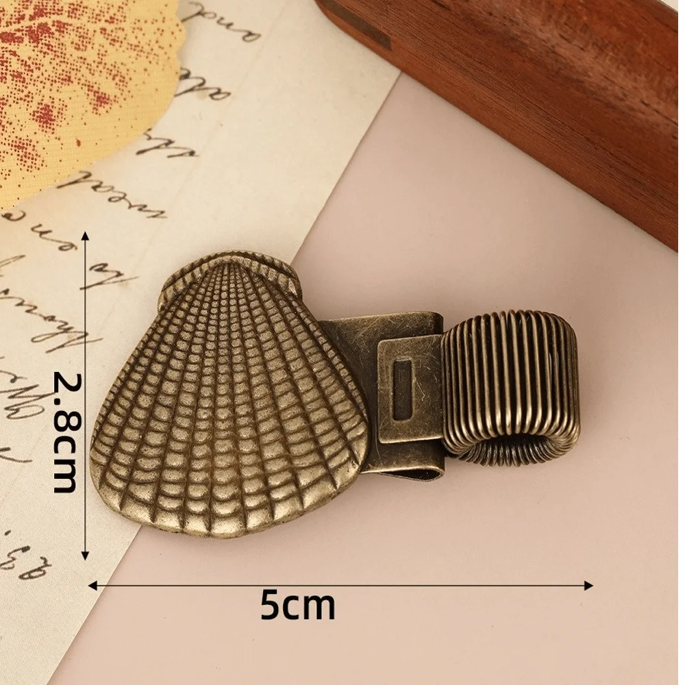 Metall-Stiftschlaufenhalter, multifunktionaler, verlustsicherer Federstiftclip, fester Schreibwarenhalter, sicherer Griff, Lesezeichen – Detail 1