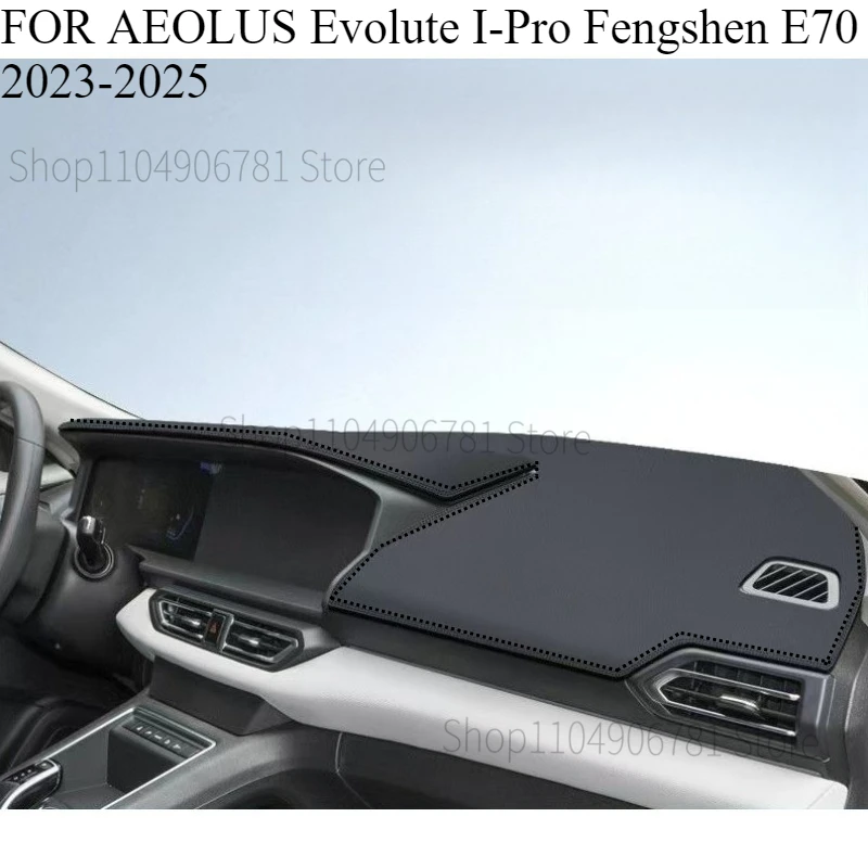 FOR Evolute I-Pro‌ Fengshen E70‌ 2023-2025Car Dash Mat Dashmat Dashboard Mat Cover Sun Shade Dash Board Cover Carpet Accessories