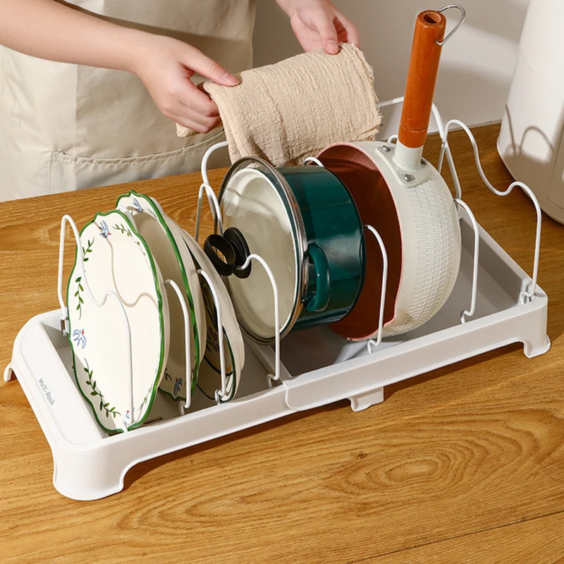 

Expandable Dish Drying Rack for Kitchen Counter with Removable buckle plastic small Dish Rack for Dish Utensil pan Dish Drainer