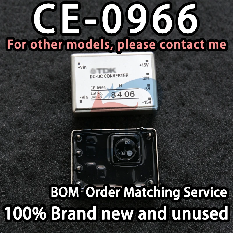 【100% Brand New】CE-0966 CE-0966R DC-DC Converter Power Module Three-Way Output 5V ±15V Non-Isolated PCB Mount Power Supply