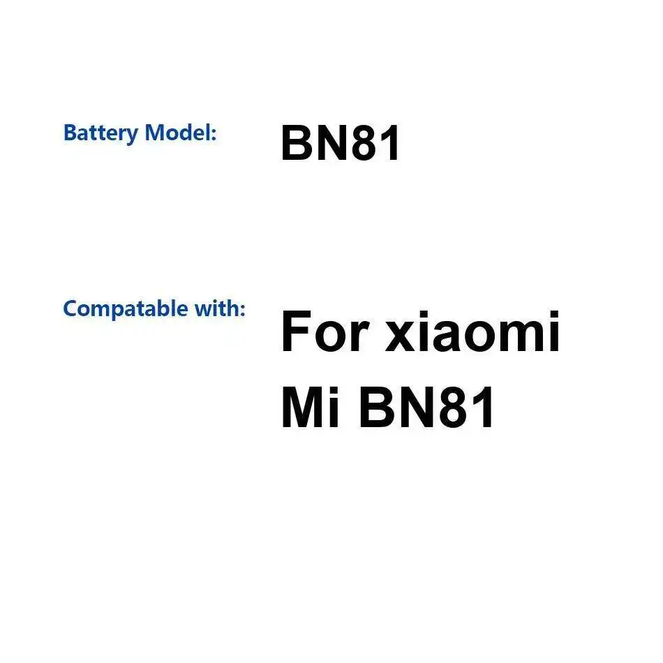 

Долговечная быстрая зарядка 8000 мАч для аккумулятора ноутбука Xiaomi MI BN81