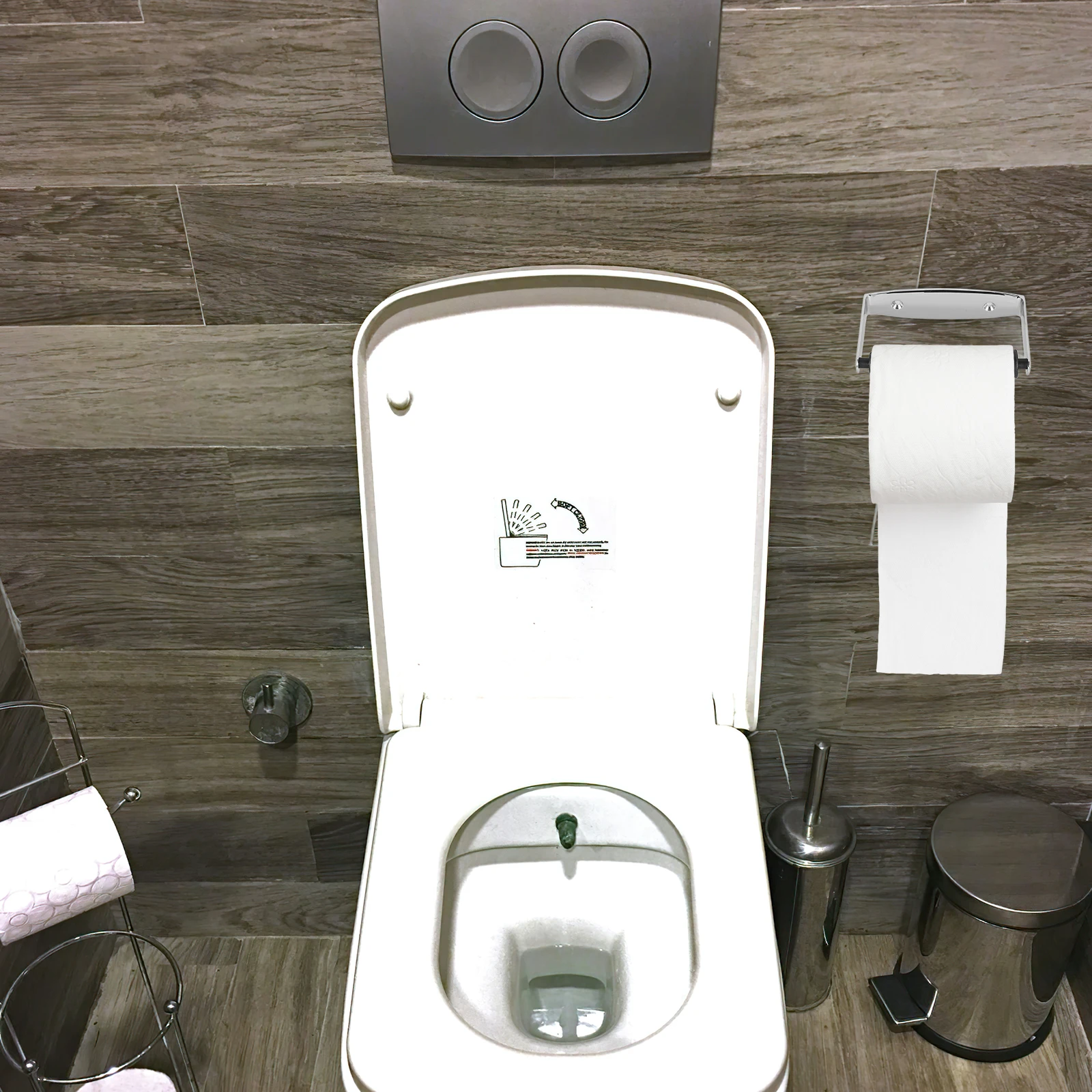 

Bathroom Tissue Holder Sundries Napkin Wall Organizer Paper Towel Plastic Pipe Zinc Alloy Metal Toilet Travel