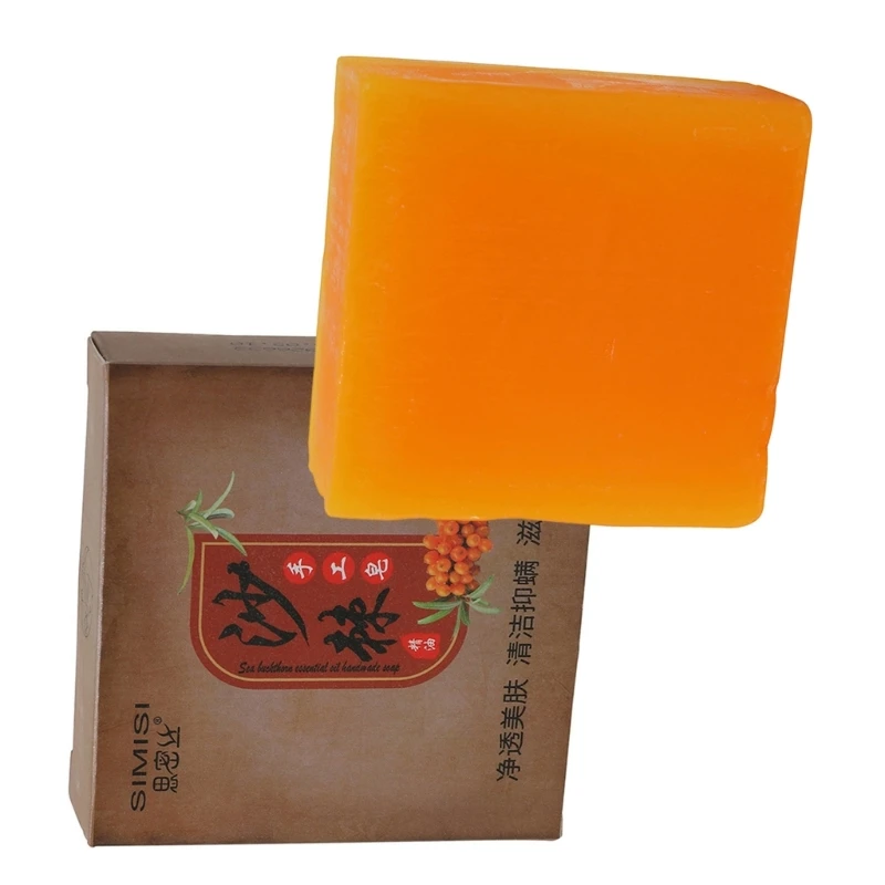 Hắc Mai Biển Xà Phòng Handmade Mặt Làm Sạch Cơ Thể Sữa Dê Dầu Hắc Mai Biển Dropshipping