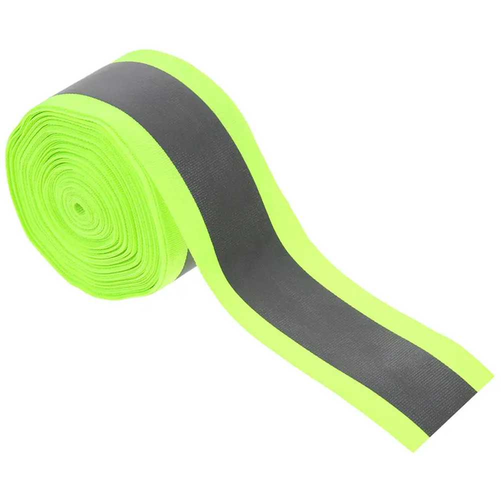 1 Roll Reflective Sewing Strip Safety Webbing Fabric Tape High Visibility for Clothing Outdoor Gear Backpacks Reflective Fabric