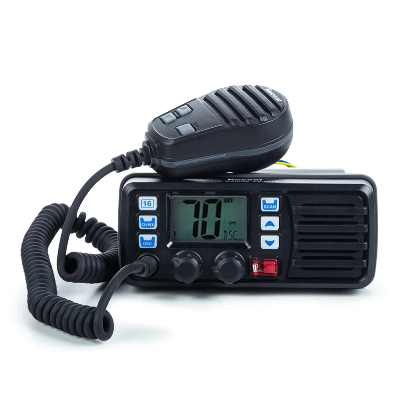 Mobile Marine Radio Float DSC Call Auto-answer Built-in  MMSI Code 156.025-157.425MHz IP67 Sea Boater VHF Transceiver