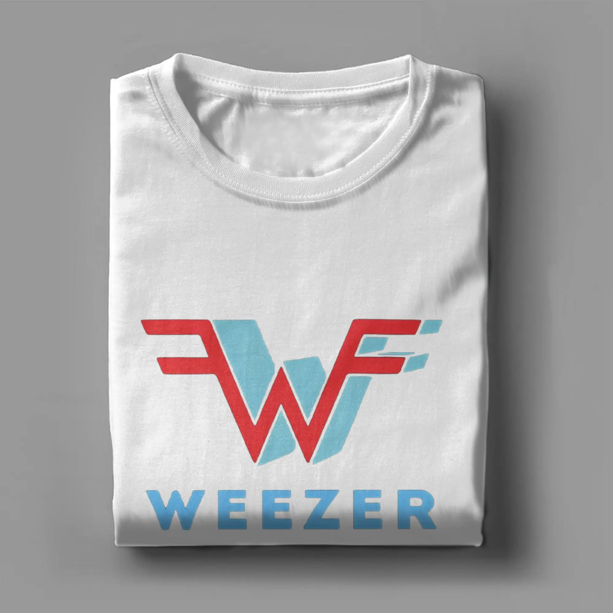

Weezer Band T Shirt Summer 100 Cotton T Shirts For Men's Harajuku Print Tee Shirt Short Sleeve Vintage Tees