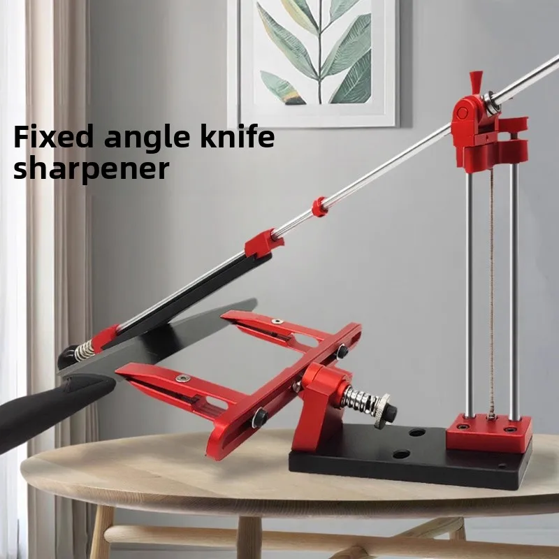 

Adjustable and Reversible Multi-function Fixed-angle Knife Sharpener Fixed-angle Aluminum Alloy Knife Sharpener