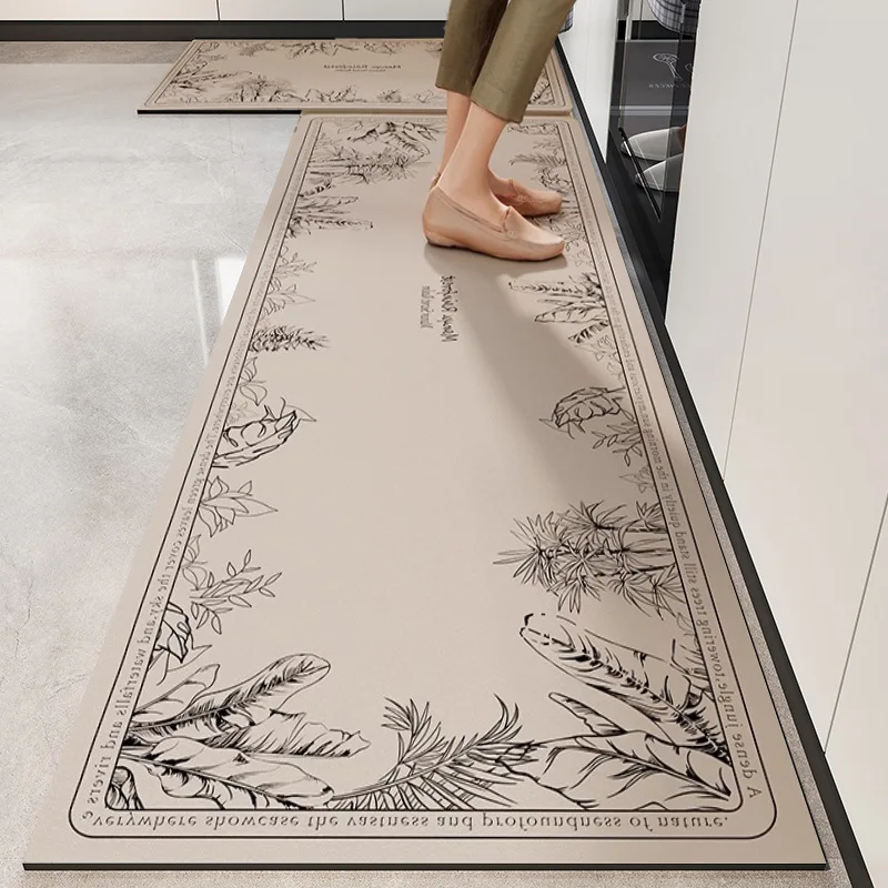 

VIKAMA Best-Selling Diatomite Rug For Kitchen Anti-Slip And Anti-Oil Laundry Room Water-Absorbing And Dirt-Resistant Mat Decor