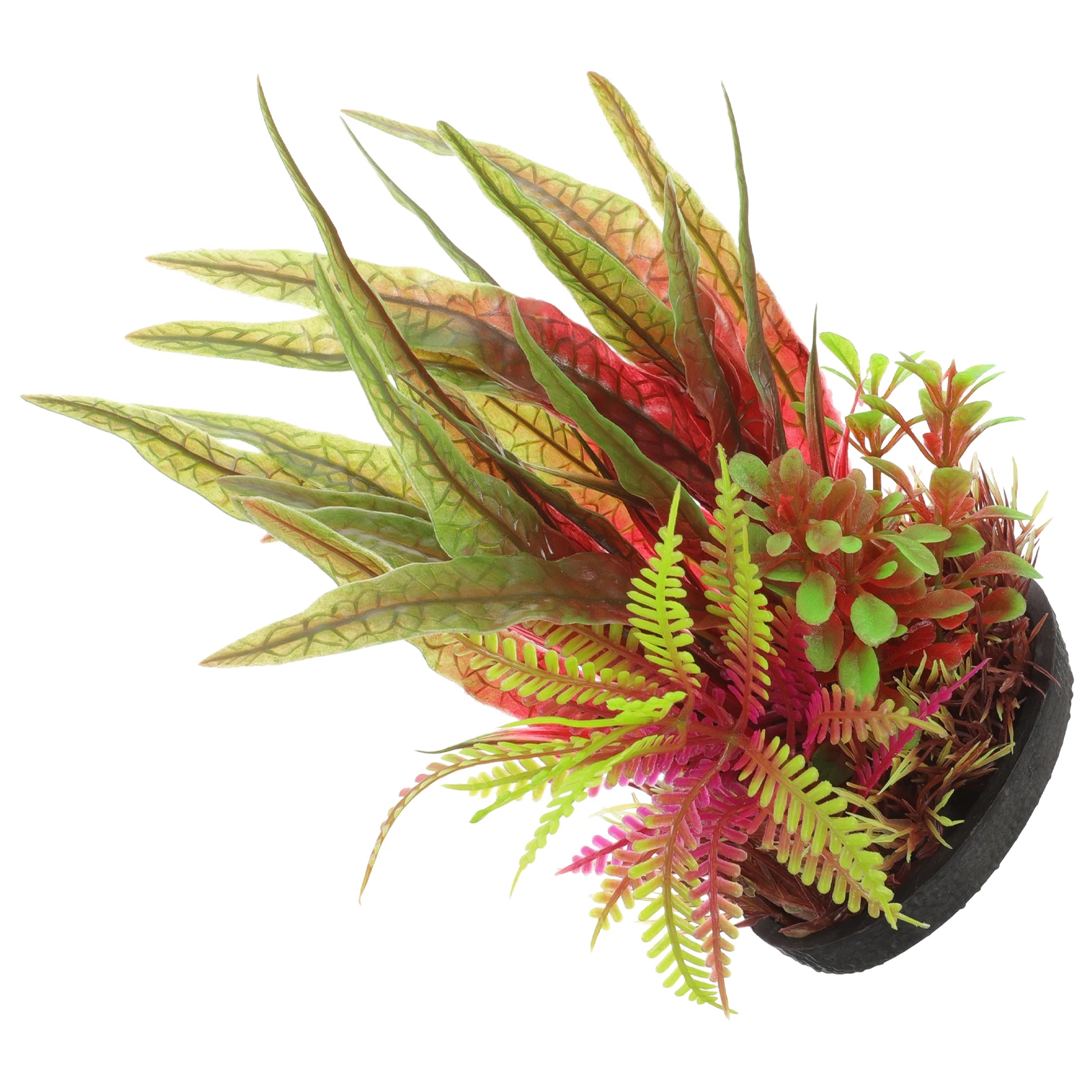 

2Pcs Lifelike Aquarium Plants Fish Tank Grass Decor Plastic Simulation Greenery Fish Tank Grass Aquarium Plants