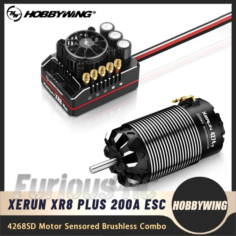 HOBBYWING XERUN XR8 Plus G2S 200A Sensored Brushless ESC 4268 4274