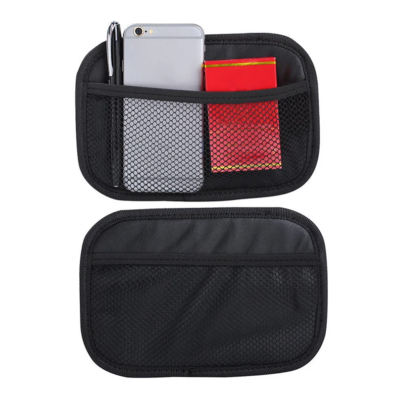 

Organizer Pouch Black 20*14cm Replace Accessory Replacement Mesh Net Phone Holder Storage Bag Vehicle Stick-up Extra