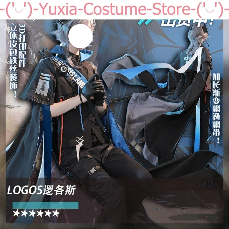 Arknights Logos Anniversary Men Cosplay Costume Cos Game Anime Party Uniform Hallowen Play Role Clothes Clothing