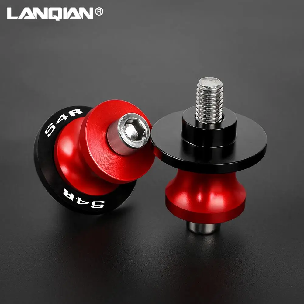 6MM Motorcycle accessories CNC Swingarm Spools slider stand screws For DUCATI 999 999R 999S DIAVEL1260 S4R S4RS SCR950 SS1000