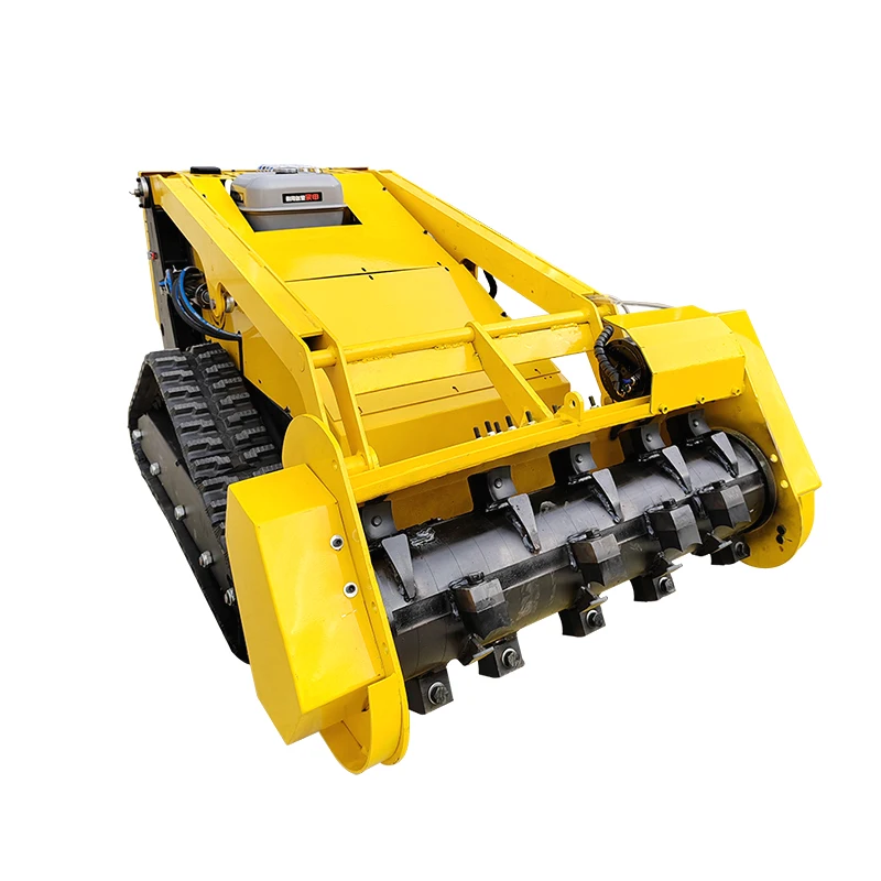 

Hot Selling Mini Crawler Automatic Lawn Mower High Quality Slope Grass Cutting Land Reclamation Mower with Remote Control