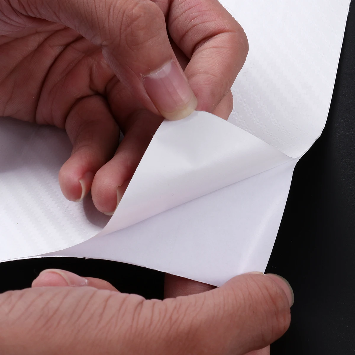 

30X127Cm Carbon Fiber Wrap Roll Self-Adhesive Waterproof Sticker For Car Motorcycle Laptop Furniture Window Diy Cuttable Film