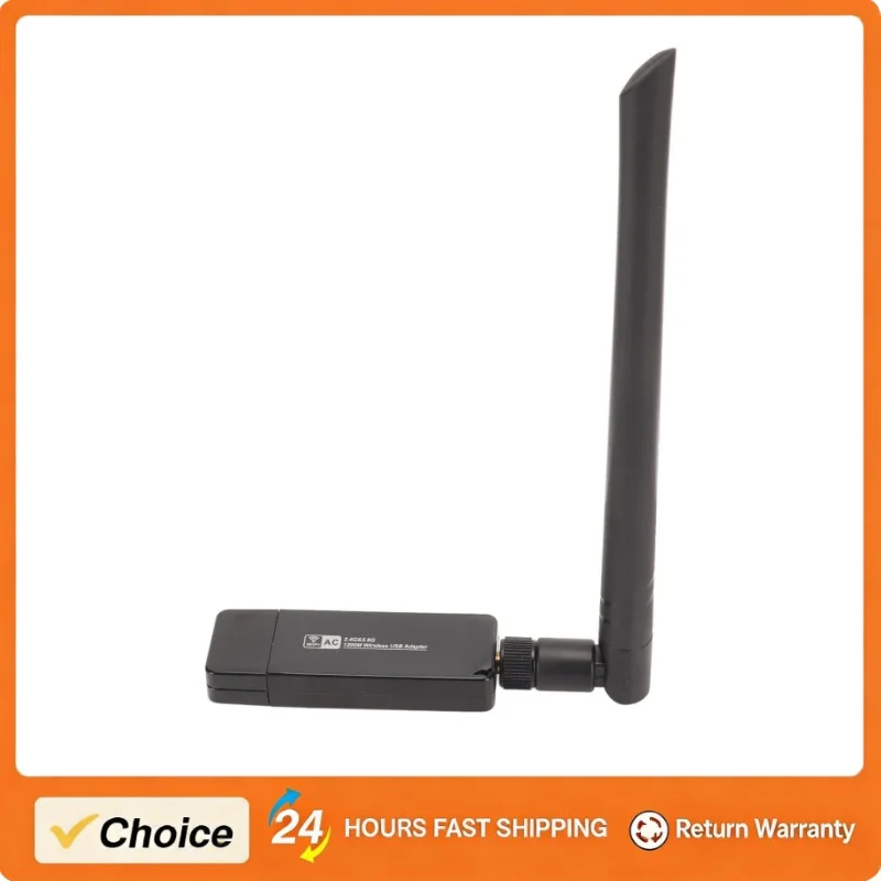 

USB 3.0 Interface Wireless Network Card for Desk Computer Dual Band Compact W50L 5DB 300+866Mbps Network Card WiFi Adapter