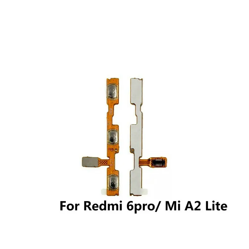 New Power on/off & volume up/down buttons flex cable Replacement for Xiaomi Redmi 6 6A 6Pro Mi A2 Lite phone