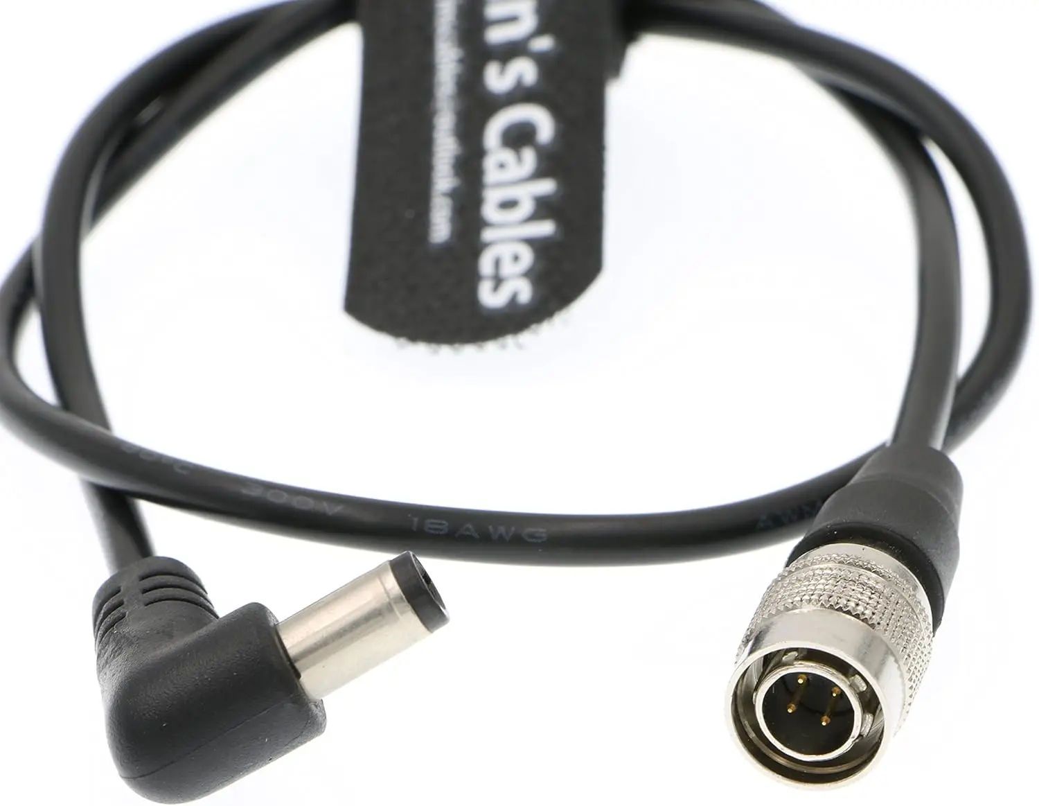 Alvin's Hirose 4 Pin Power Cable 45cm 12V 24V for Blackmagic Sound Devices 2