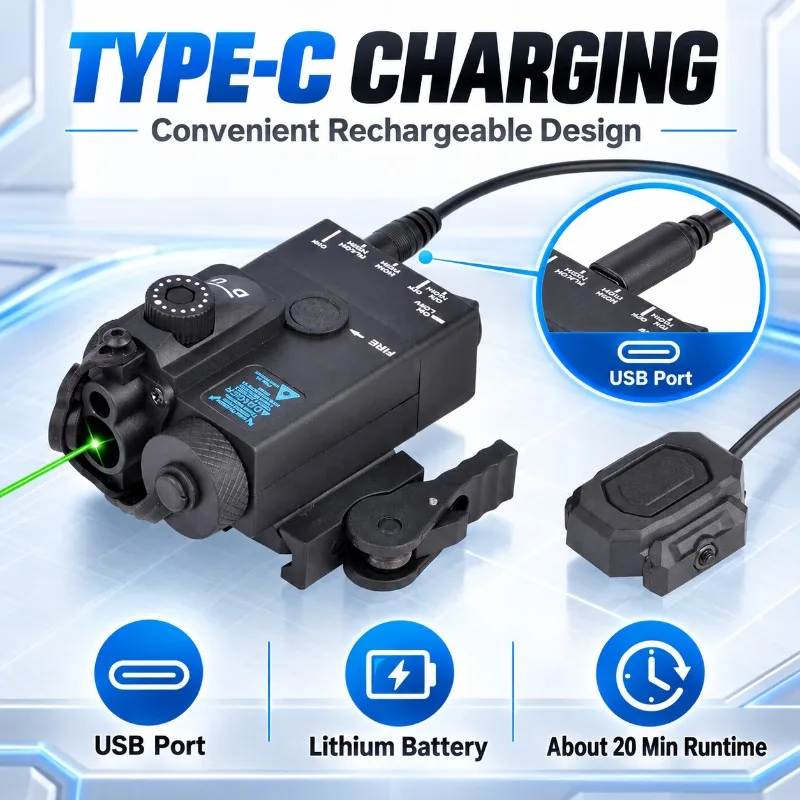 20‑Millimeter Rail‑Mount MINI‑A2 Calibration Laser Unit Complete Accessories Backyard Leisure Parts
