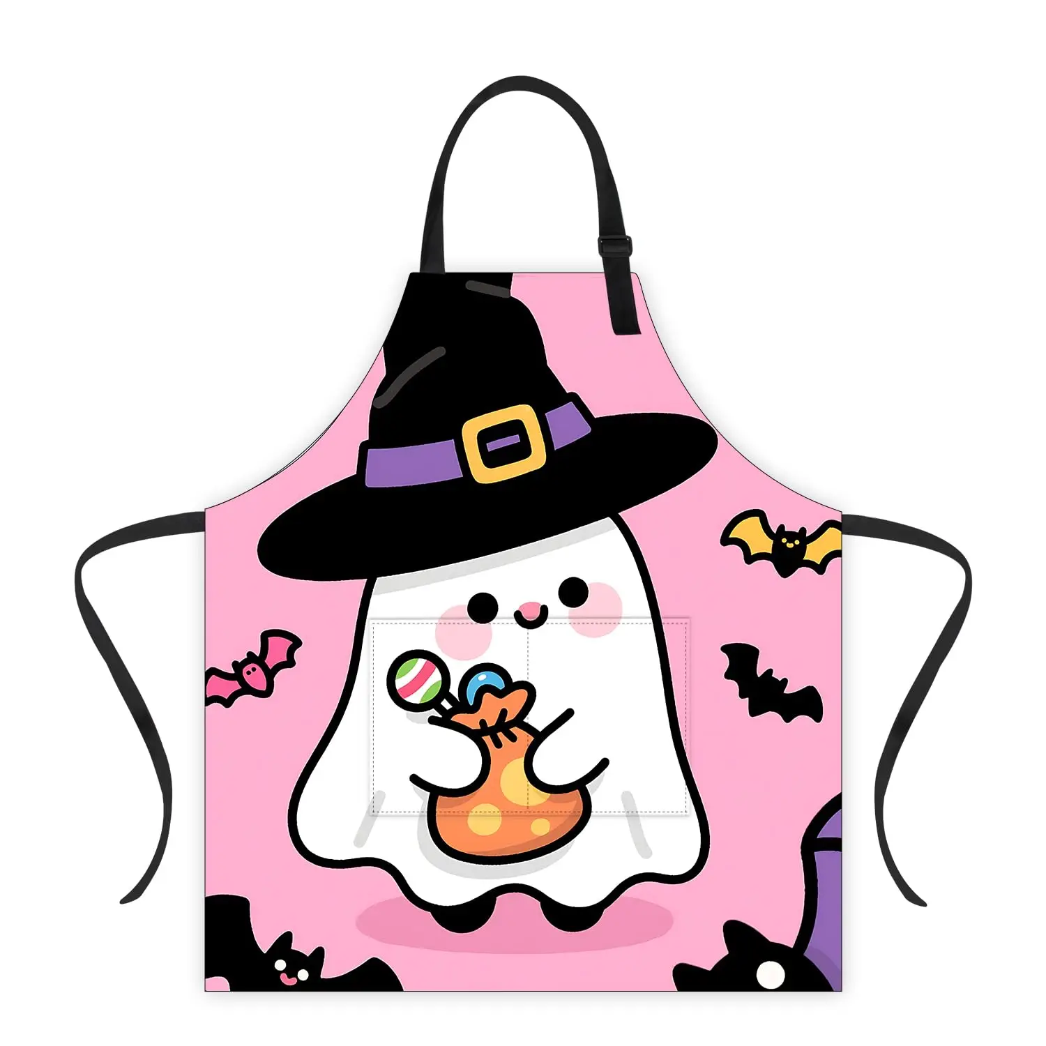 

Halloween Apron Home Kitchen Cooking Baking Gardening for Women Men with Pockets waterproof