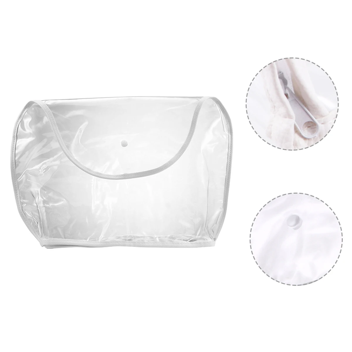 

Dust for Handbag Purse Organizer Tote Clear PVC Foldable Travel Shoe Bag Reusable Dustproof Waterproof Storage Solution Bag
