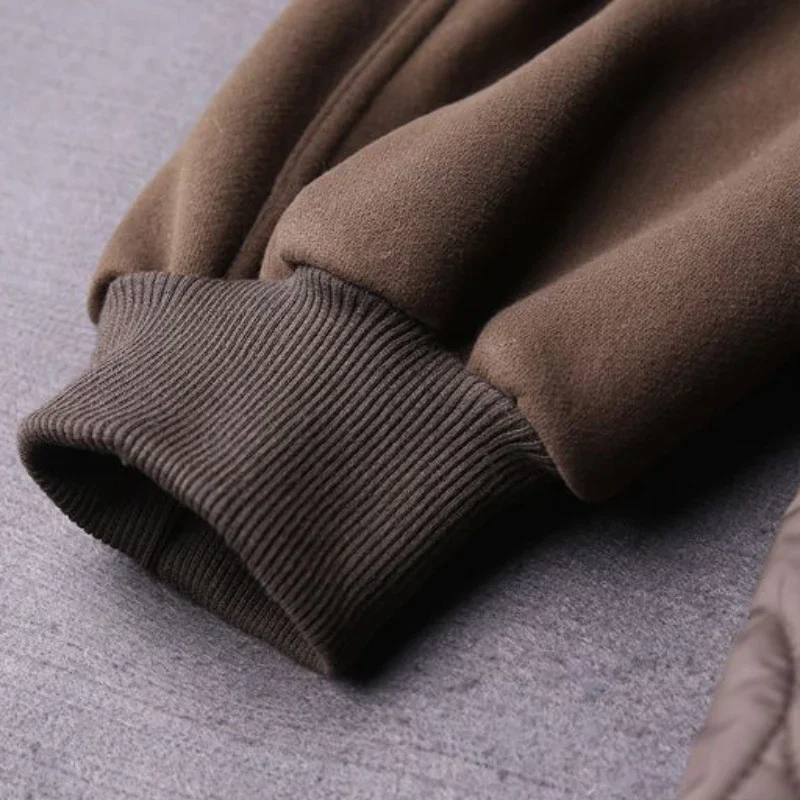 Women Cotton Coat Winter New Fashion Loose Patchwork Outwear Thicken Warm Hooded Parkas Pure Color Casual Out Coat Personality