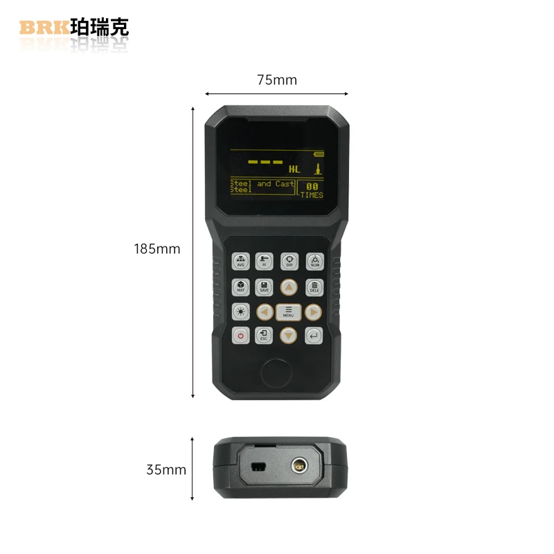 BH200C Professional Portable Digital Leeb Hardness Tester for metal stainless steel copper Aluminum HS HL HB HRA HRB HRC HV