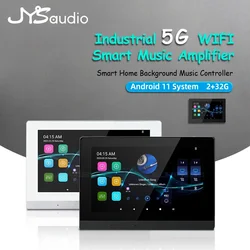 Amplificador de parede inteligente wi-fi, bluetooth, sistema de som de home theater, 8 canais * 30w, placa poderosa na parede, android 11 ampères, suporte rj45