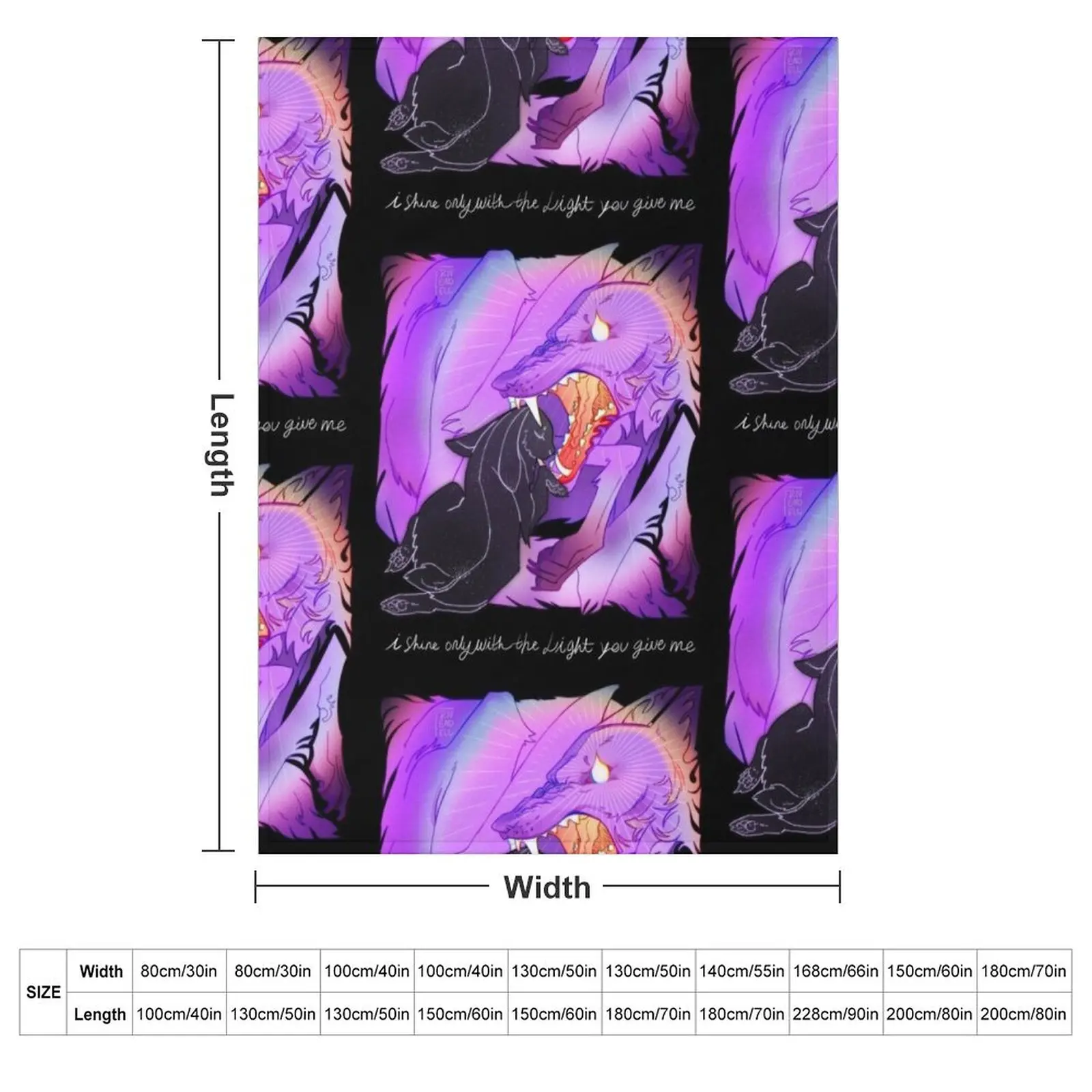 CRANE WIVES - The Moon Will Sing Throw Blanket couch cozy soft plush fuzzy picnic outdoor blanket