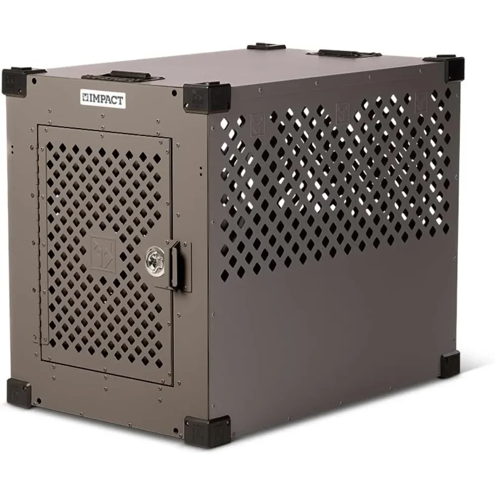 

Dog Crate - Durable, Powder-Coated Aluminum Construction, Designed for Home and Travel