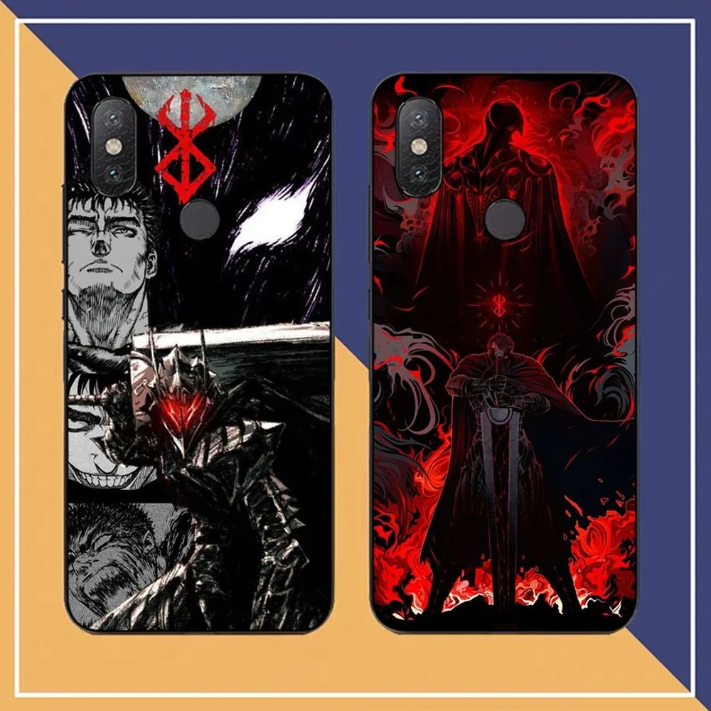 Japanese Anime B-Berserk Phone Case For Redmi Note 4 X 5 A 6 7 8 T 9 9S 10 11 11S 11Epro Poco M3 Pro