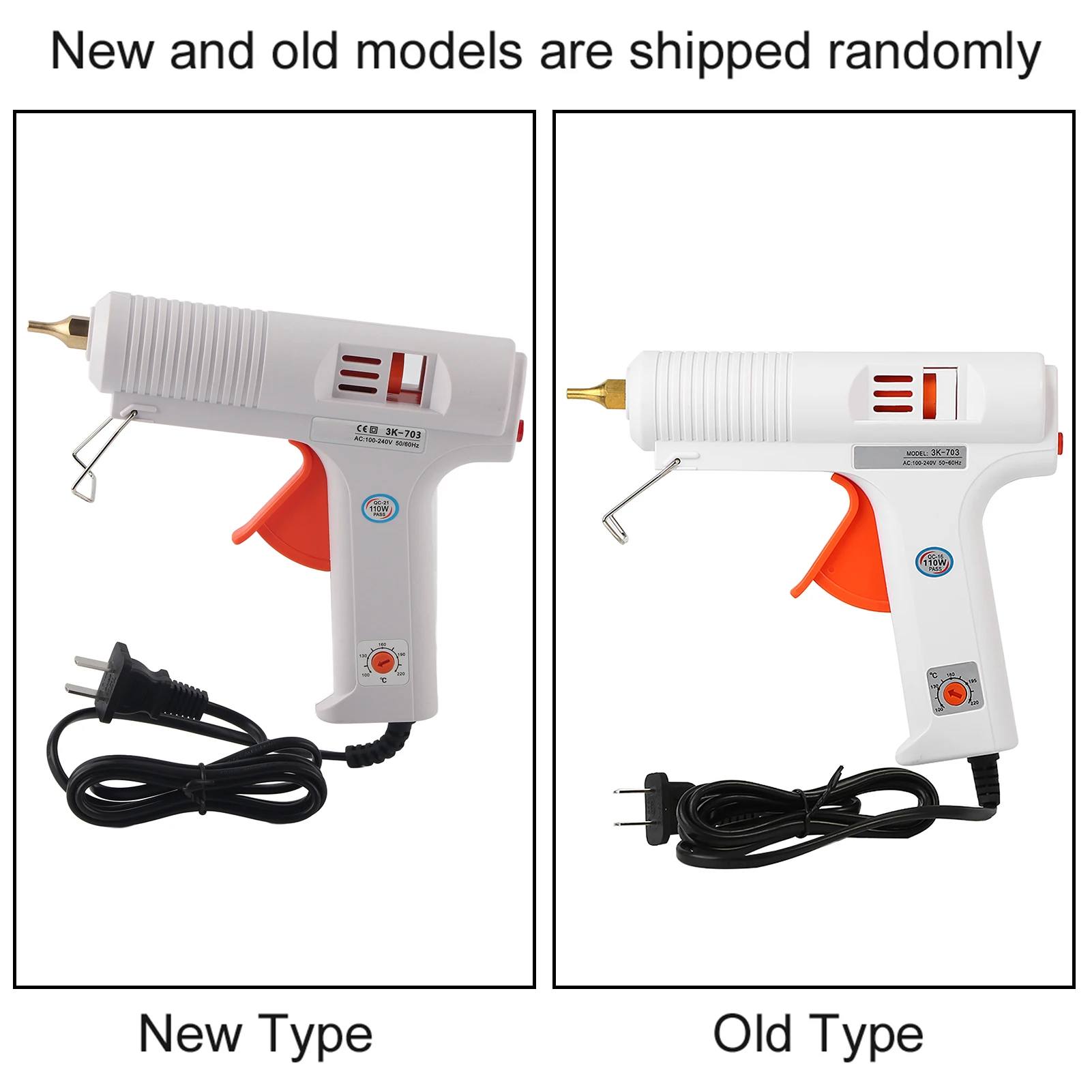 110W Professional Adjustable Constant Temperature Hot Melt Glue Gun Craft Repair Tool US Plug 110‑240V