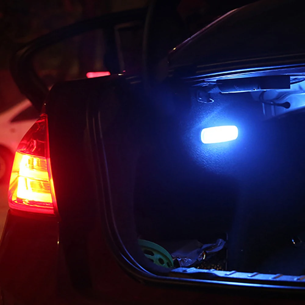 مصابيح قراءة داخلية شاملة LED للسيارة ، مركبة قبة ، مصباح سقف داخلي ، شحن USB ، سقف سيارة ، مغناطيس ، شرائط إضاءة