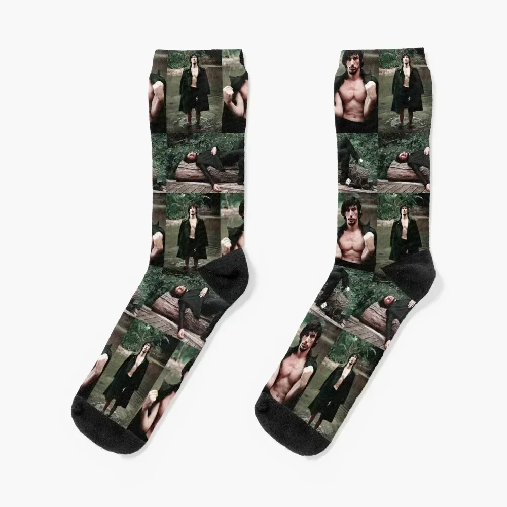 

Green Edit Adam Driver 2013 Socks gifts short FASHION Antiskid soccer Socks Women's Men's