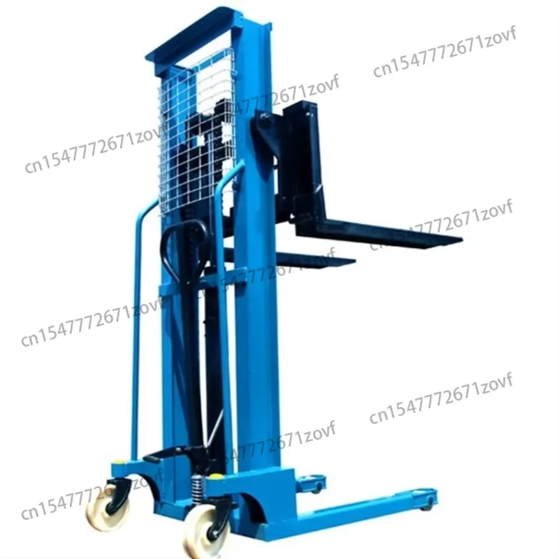 Deposit Price Manual Hydraulic Forklift Stacker Semi-electric Lifting Pallet Truck  Hand-operated Pallet Jack Mini Loader