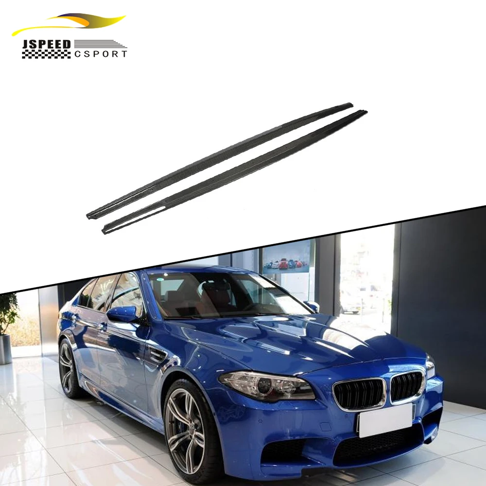 

For BMW F10 M5 528I M- Sport sedan 4 doors 2011-2016 Carbon fiber side skirts