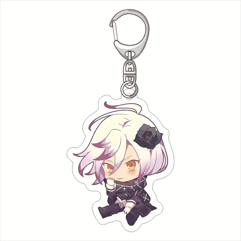 DIABOLIK LOVERS Acrylic Keychain Cute Feature Design Keyring Exquisite Anime Key Holder Bag Pendent Merch Gift