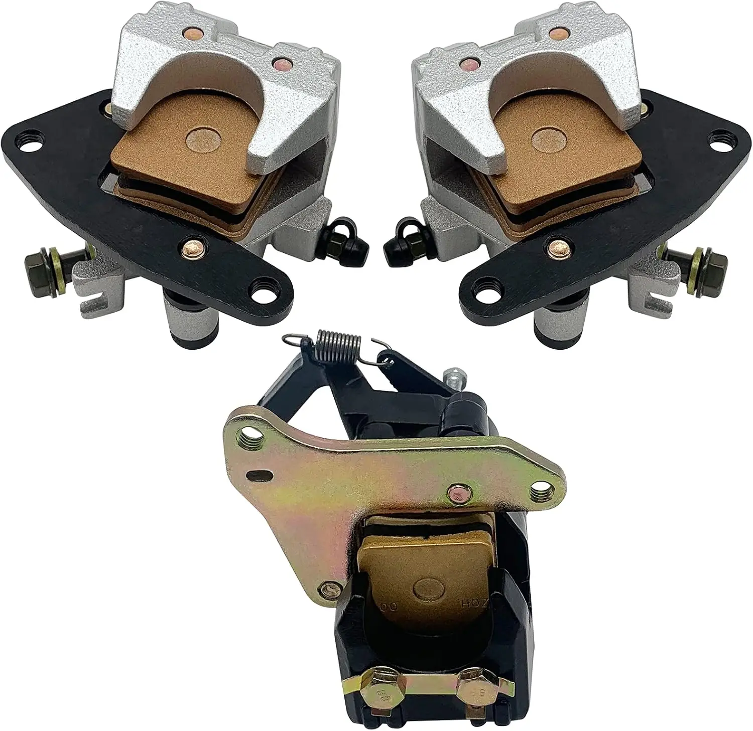 Front Left Right & Rear Brake Calipers for Honda TRX400 EX Sportrax 400EX 1999-2004