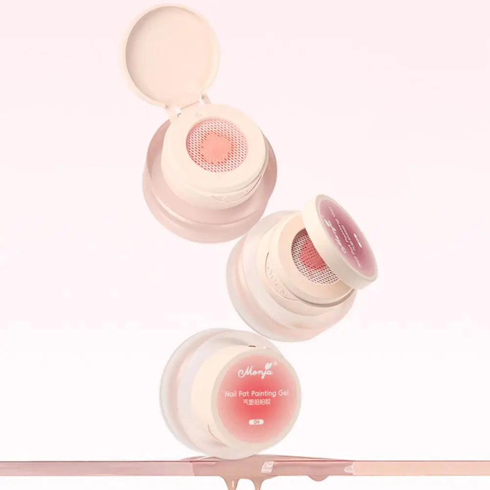 Monja – vernis à ongles Gel dégradé à coussin d'air, lingette de transfert superposée, longue durée, haute brillance, effet floraison, manteau, tremper sans Gel F4Y6