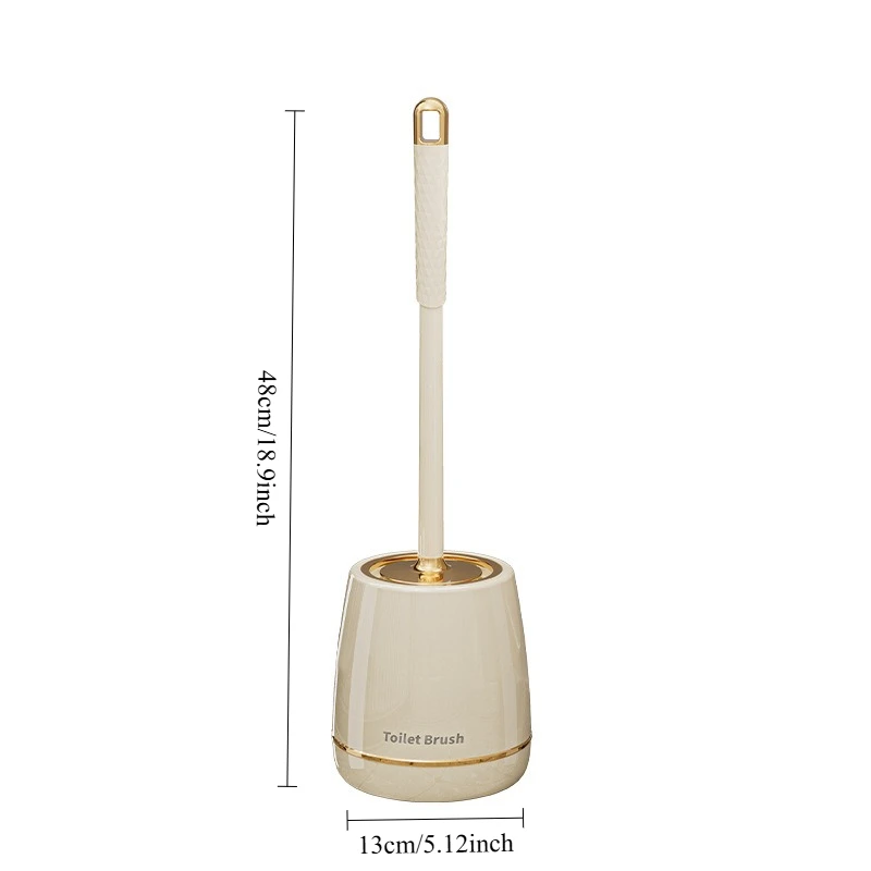 فرشاة تواليت الحمام الإبداعية مع حامل فرش منزلية ناعمة ملحقات التنظيف قاعدة مانعة للتسرب أدوات تنظيف سريعة الجفاف