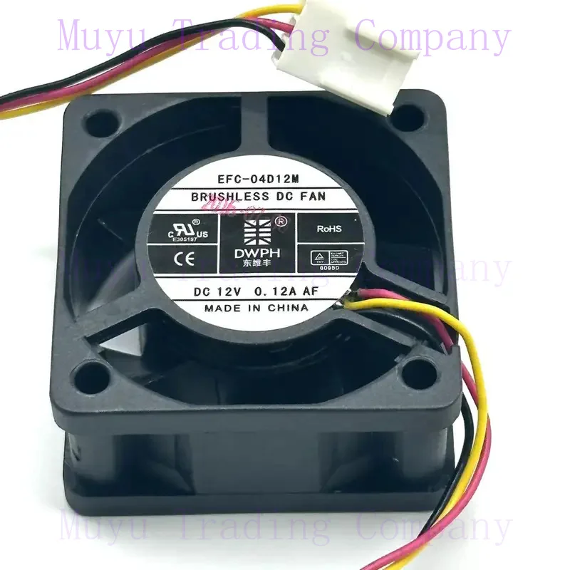 FOR DWPH EFC-04D12M DC 12V 0.12A 40x40x20mm 3-Wire Server Cooling Fan