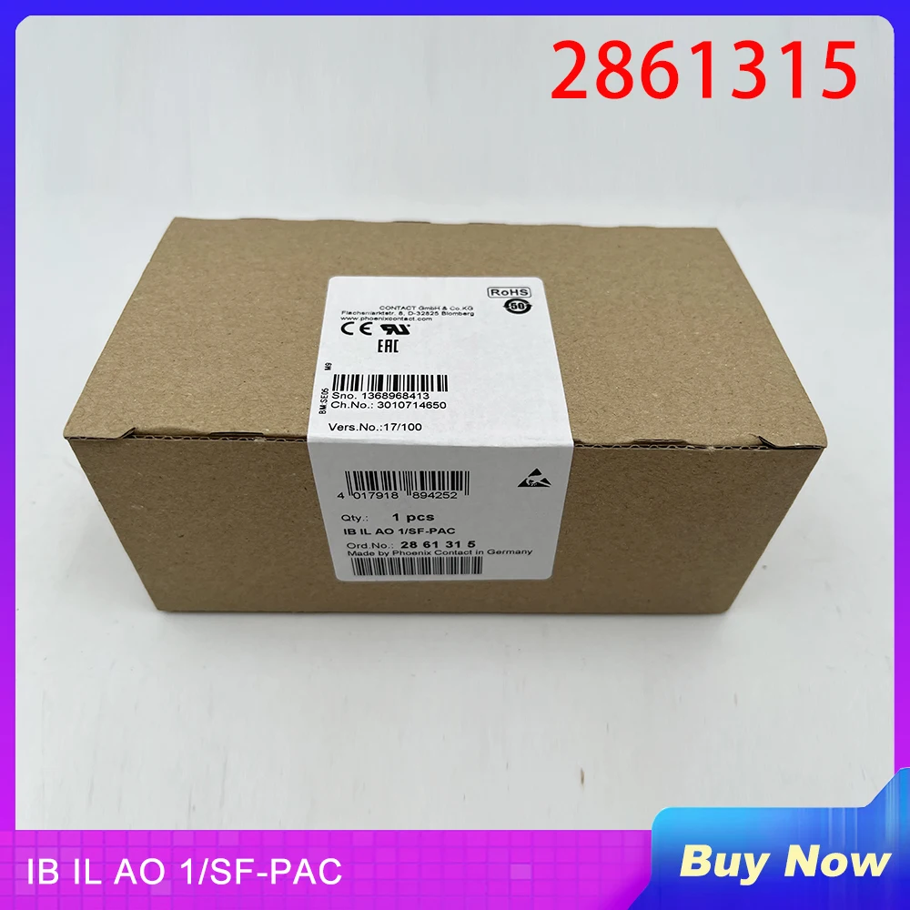 

2861315 For Phoenix Analog Module IB IL AO 1/SF-PAC