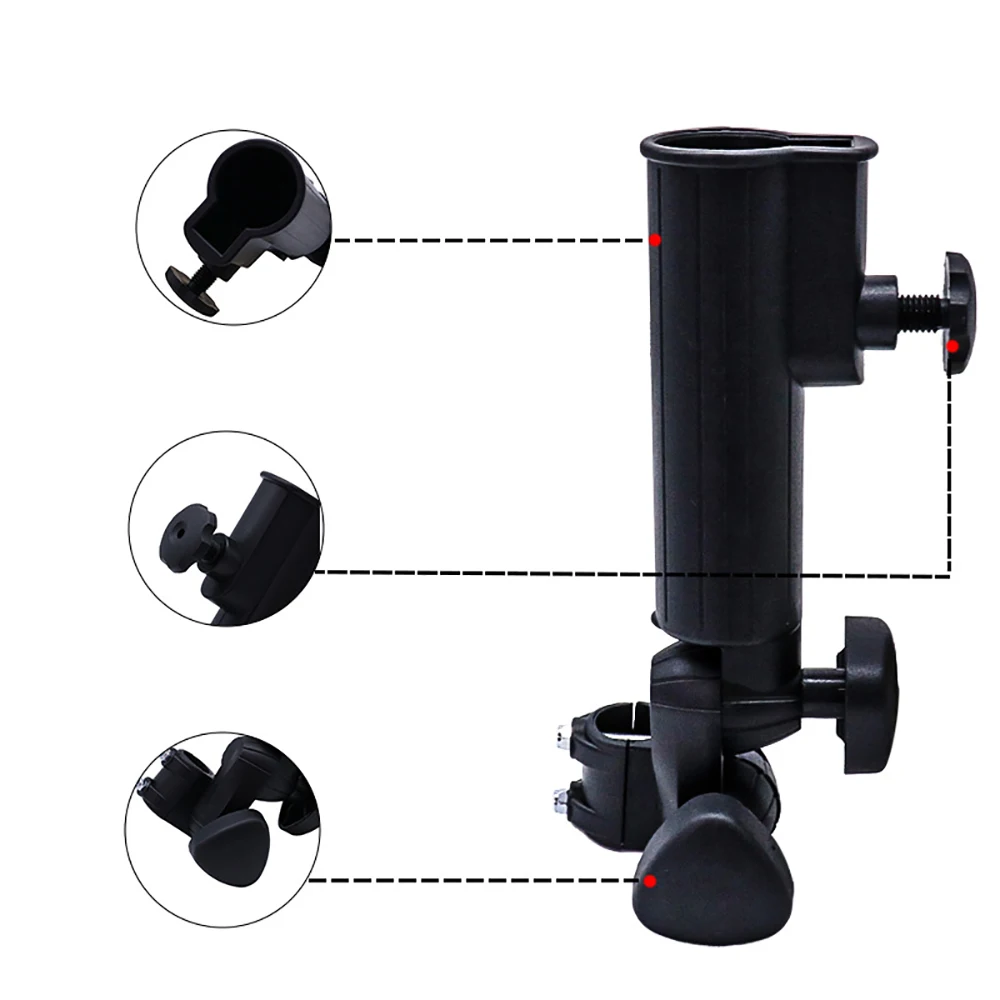 Soporte Sombrilla Golf Universal – Abrazadera Ajustable Carrito - imagen 3