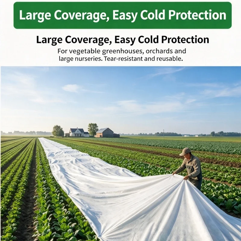 9m*1.6m Non Woven Plant Frost Protection Cover Horticultural Floating Row Cover For Vegetable Fruit Tree Garden Accessories