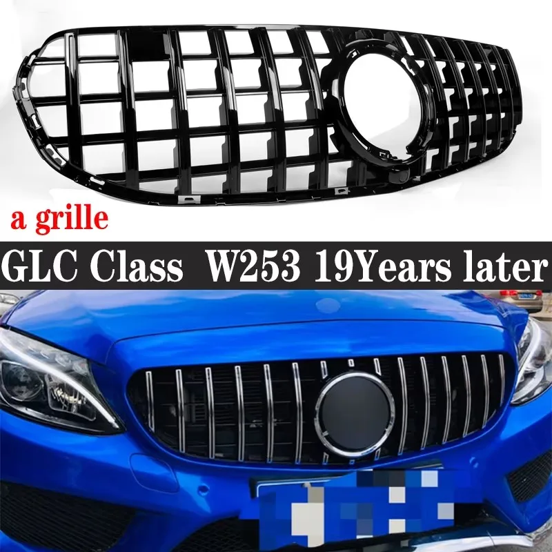 

Suitable For Mercedes Benz GLC Class W253 GLC260 200 GT Style Grill Front Bumper Movement net Air intake grille 2019Years later