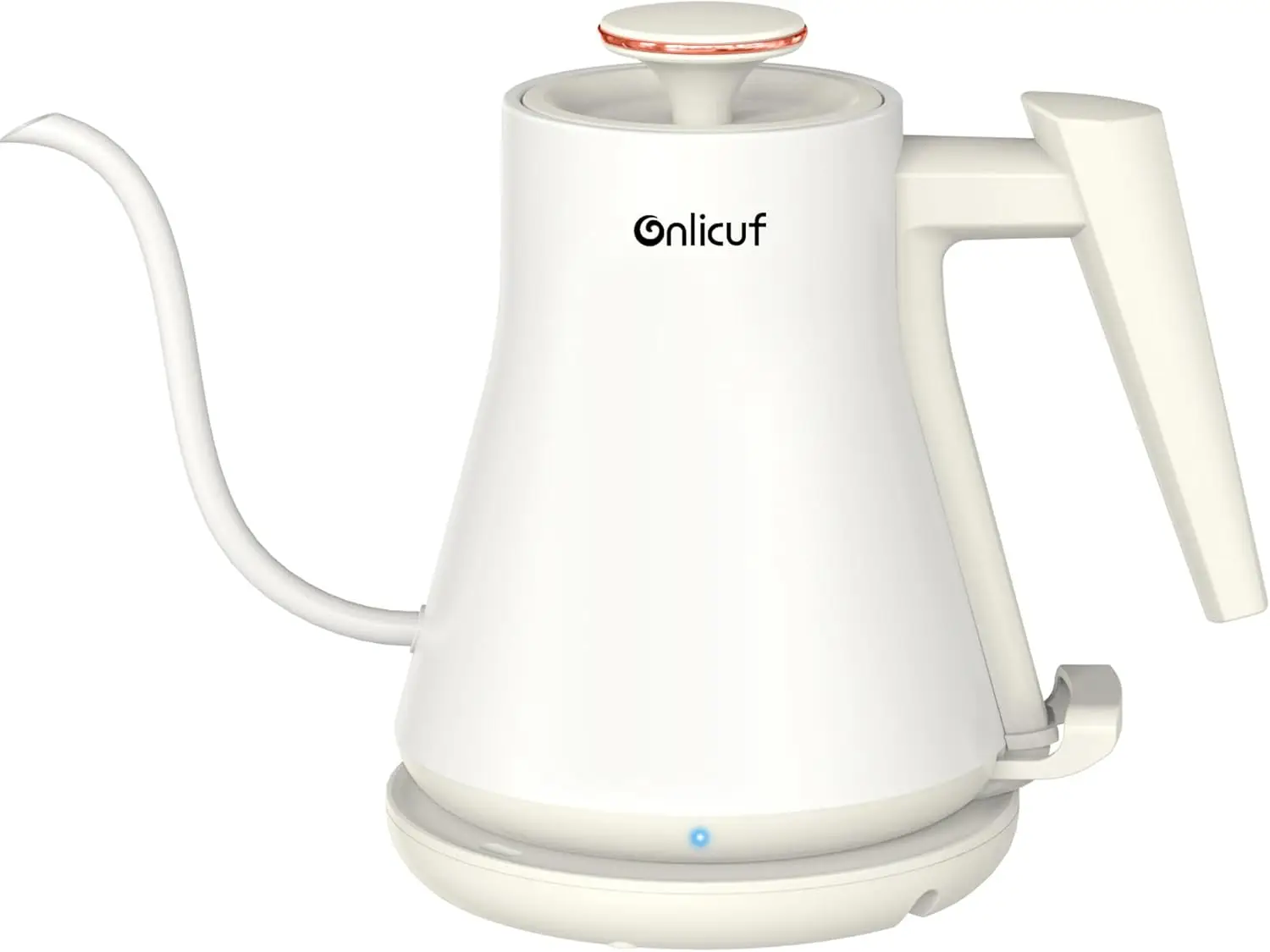 

Gooseneck Electric Kettle for Pour Over Coffee & Tea, 0.8L Quick Heating Stainless Steel with Auto-Off Protection