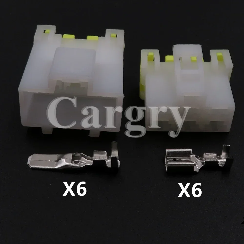1 Set 6P 7122-6060 7123-6060 AC Assembly Car Motormeter Unsealed Connector Instrument High Current Electric Wiring Socket